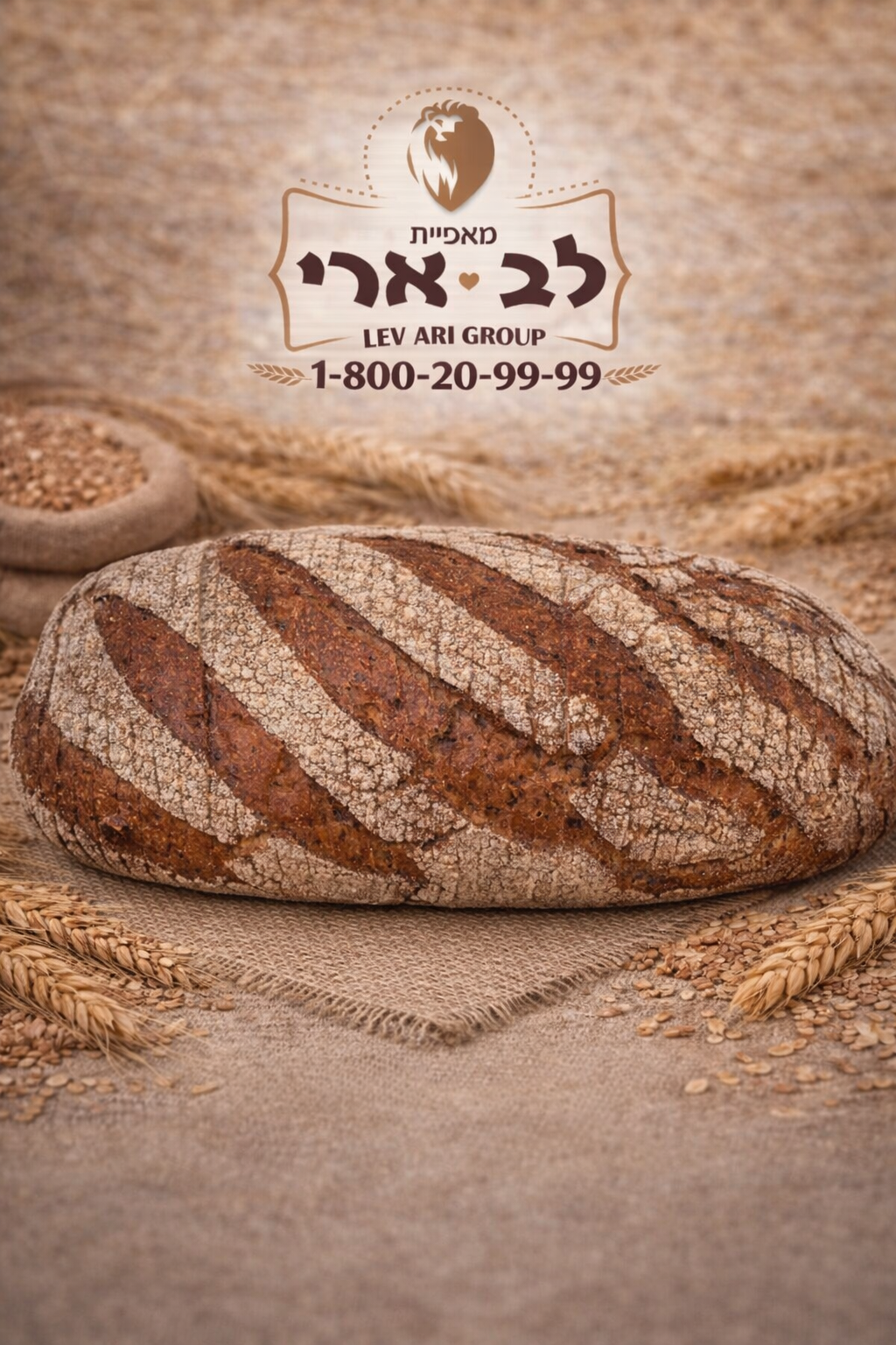 לחם מחמצת 2 קילו